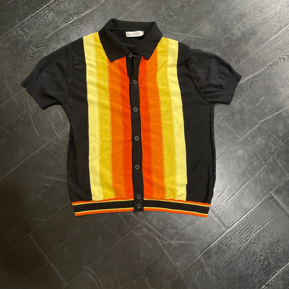 Puzzle Polo - Orange, Yellow, Black